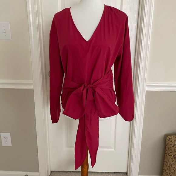 Vila Bow Blouse - Picture 2 of 4